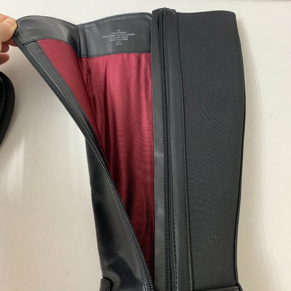 Tommy Hilfiger Suprem2 Tall Riding Boot Black - Picture 8 of 14